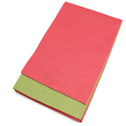 Women's Hanhaba-obi for Japanese Traditional Kimono - Unlined Reversible Rose Pink x Yellow Green